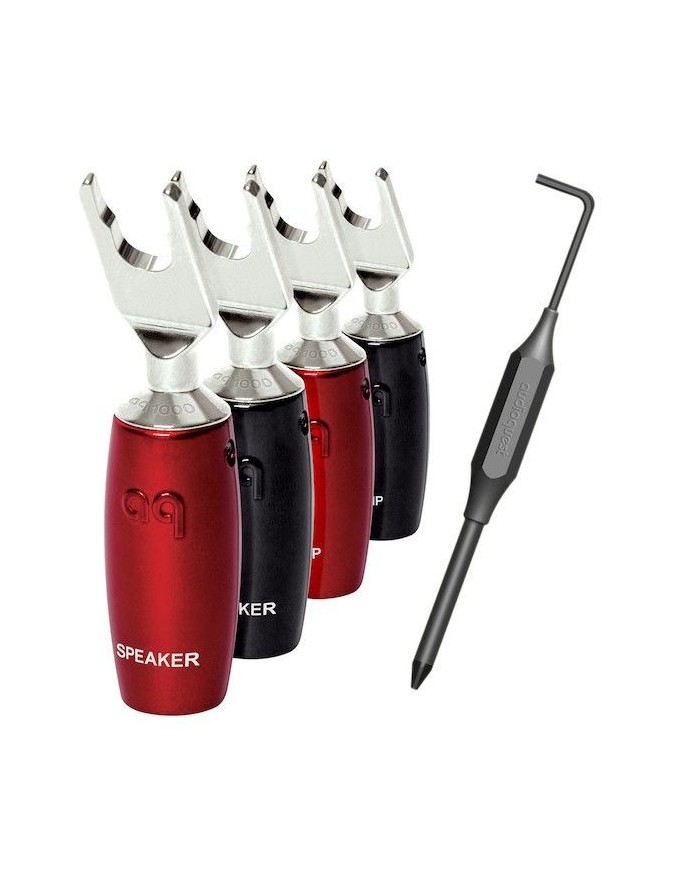 Audioquest 1007 Silver Set 4 Forcelle per Cavi di Potenza