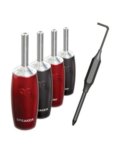 Connettore  Audioquest SureGrip 1007 Banana Silver (incluso nel cavo)