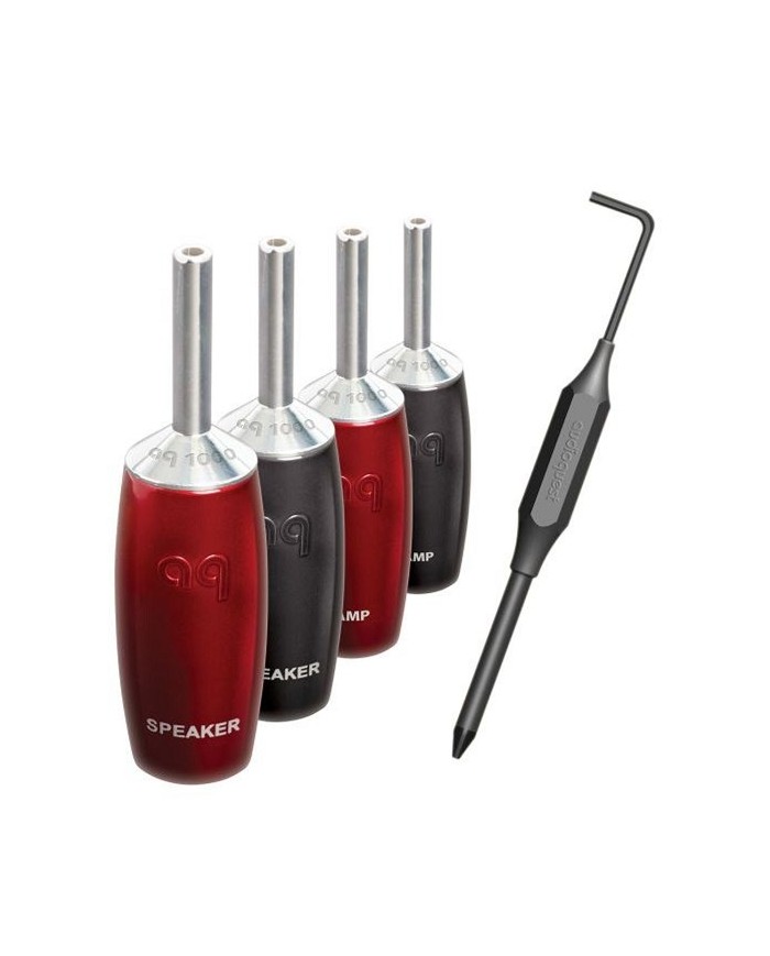 Connettore  Audioquest SureGrip 1007 Banana Silver (incluso nel cavo)