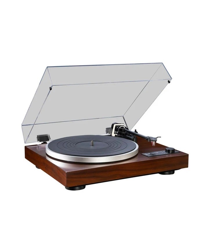 Giradischi con trazione a cinghia con plinto in MDF  Dual CS 518