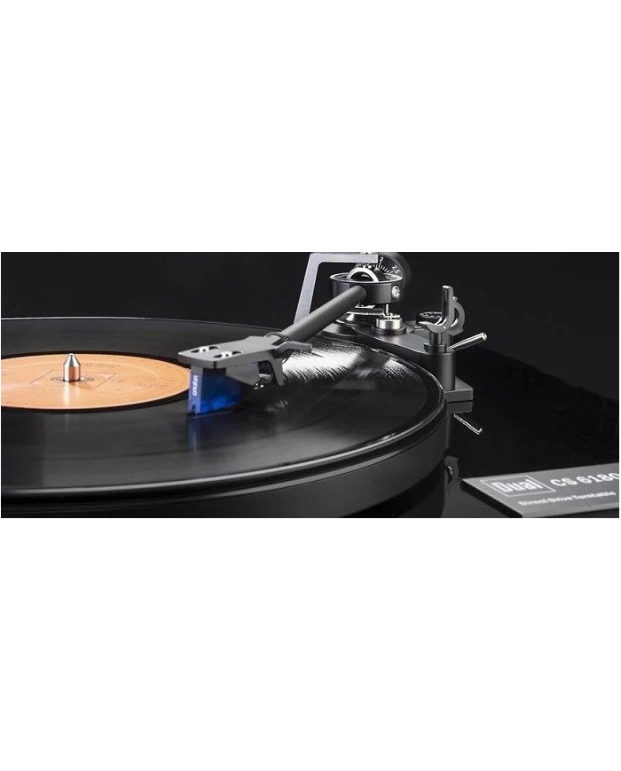 Giradischi a trazione diretta  plinto MDF  Dual CS 618Q  Nero Laccato