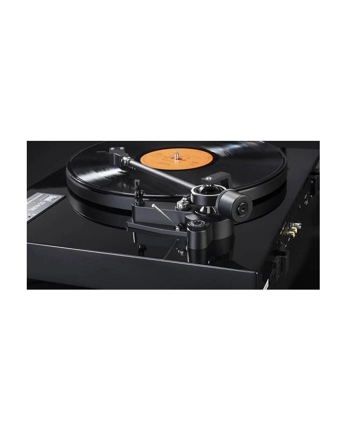 Giradischi a trazione diretta  plinto MDF  Dual CS 618Q  Nero Laccato