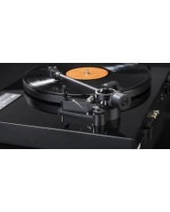 Giradischi a trazione diretta  plinto MDF  Dual CS 618Q  Nero Laccato