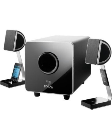 Focal XS 2.1 Sistema 2 Satelliti + Sub per PC Nero
