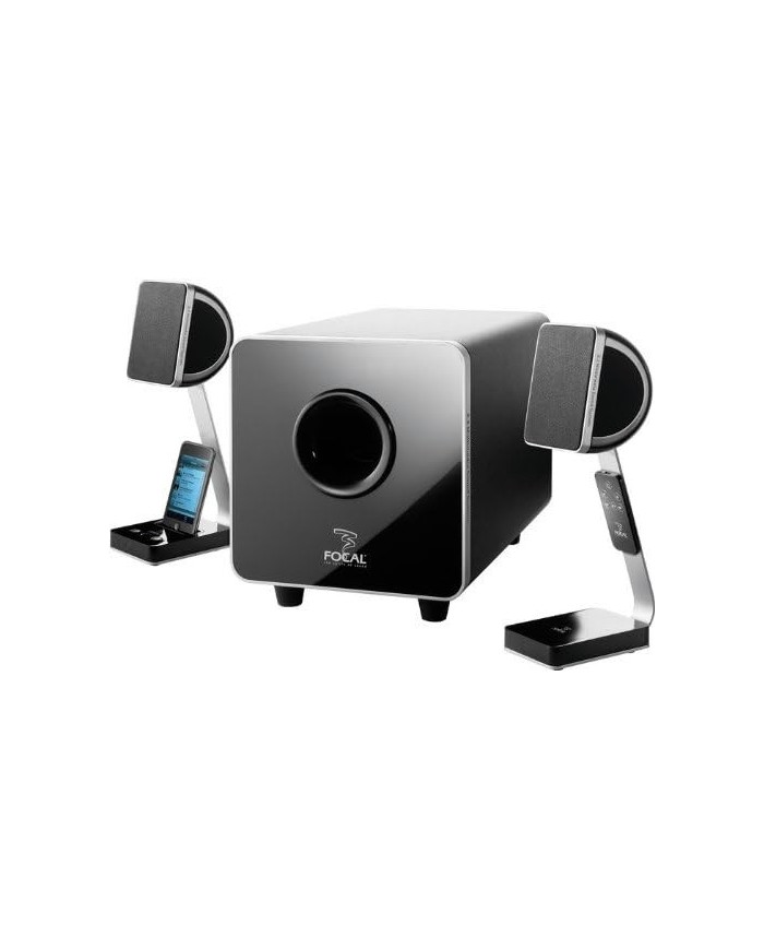 Focal XS 2.1 Sistema 2 Satelliti + Sub per PC Nero