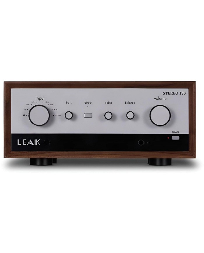 Amplificatore integrato stereo con DAC  Leak Stereo 130 Wood  Walnut