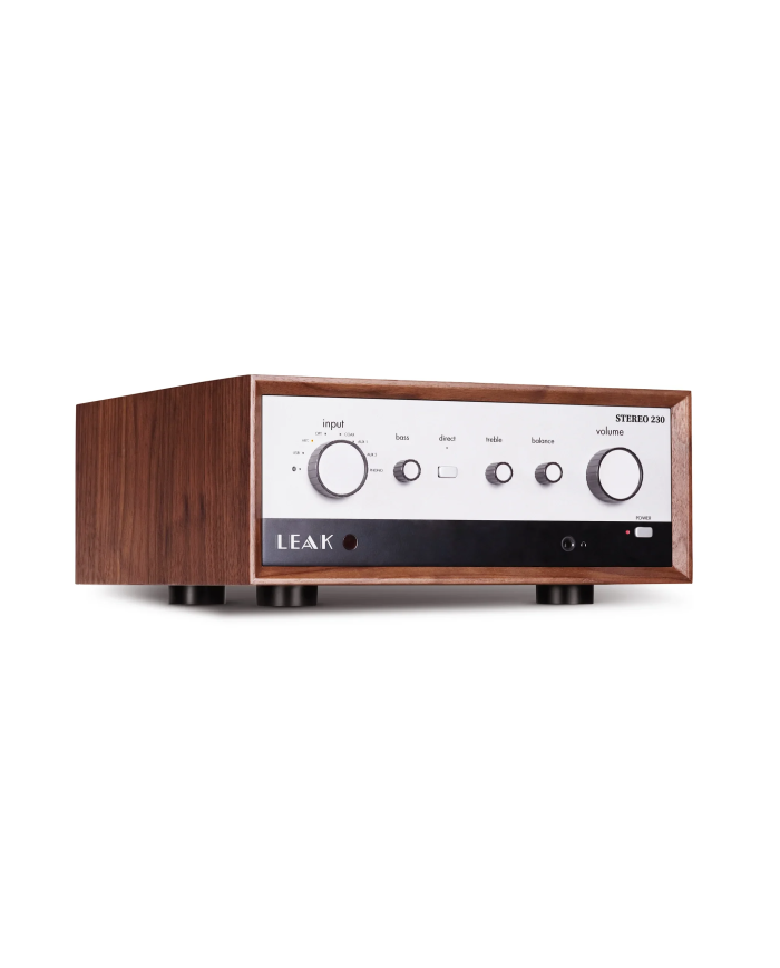 Amplificatore integratAO stereo con DAC  Leak Stereo 230  Wood