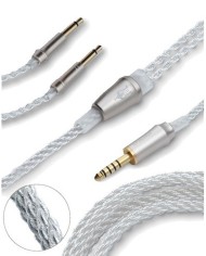 Cavo con telecomando e microfono  Meze  serie 99 1.2m  White Silver