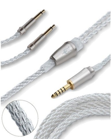 Cavo con telecomando  Meze serie 99 3m  White Silver