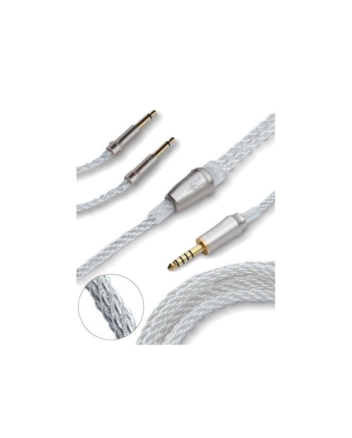 Cavo con telecomando  Meze serie 99 3m  White Silver