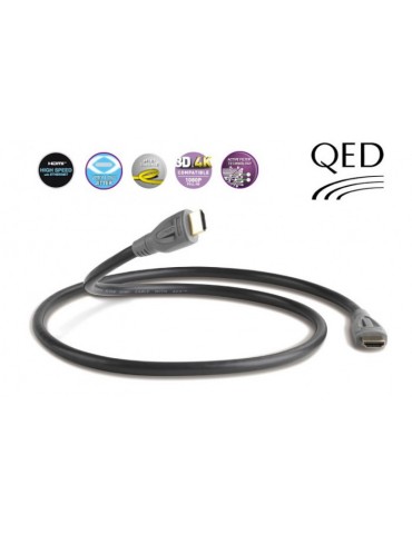 QED PERFORMANCE ACTIVE HDMI HS CAVO HIGH SPEED ETHERNET 3D NUOVO