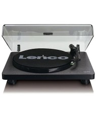 Lenco L-30 Giradischi con Prephono Integrato Puntina e Coperchio Nero