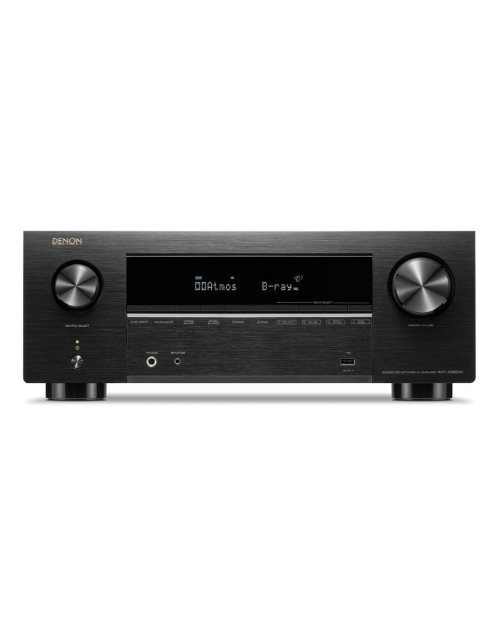 Amplificatore Audio Video 8K Atmos Denon AVC-X2850H Nero