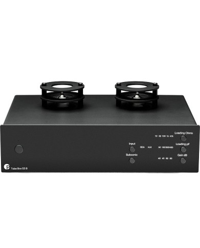 Stadio fono MM MC a valvole Pro-Ject Tube Box S3 B Black