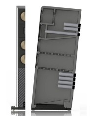 Coppia diffusori da pavimento a 3 vie Axxess L3 White