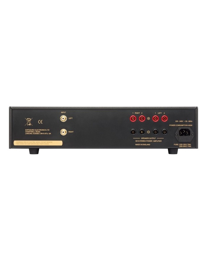 Amplificatore finale HiFi stereofonico Exposure 3510 S Nero