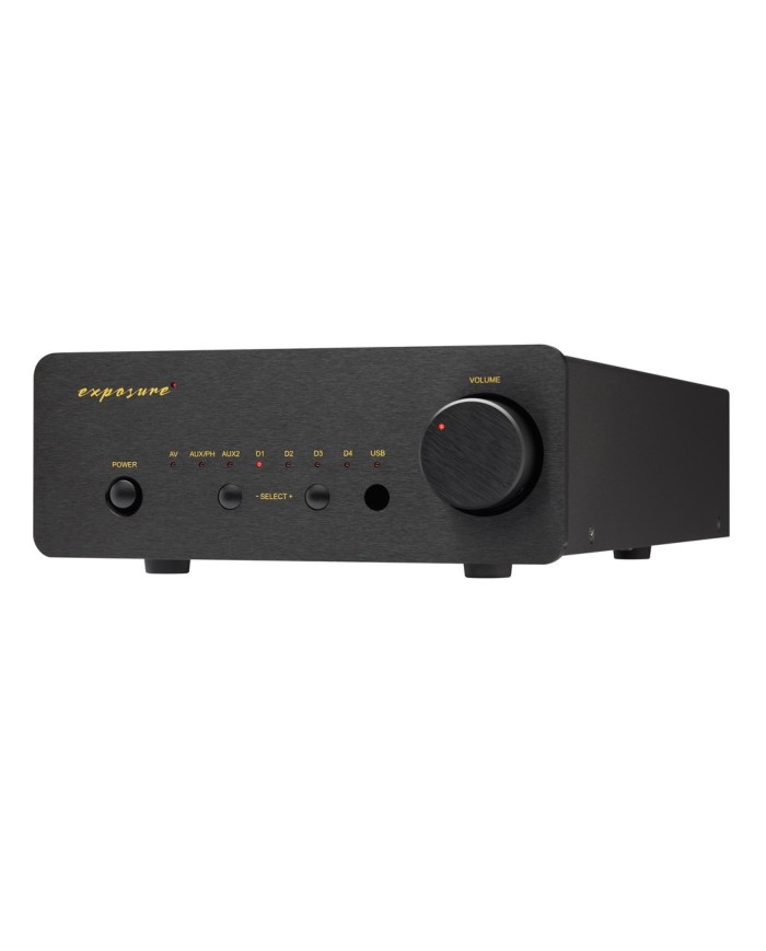 Amplificatore stereo con DAC e Phono MM Exposure XM5 Nero