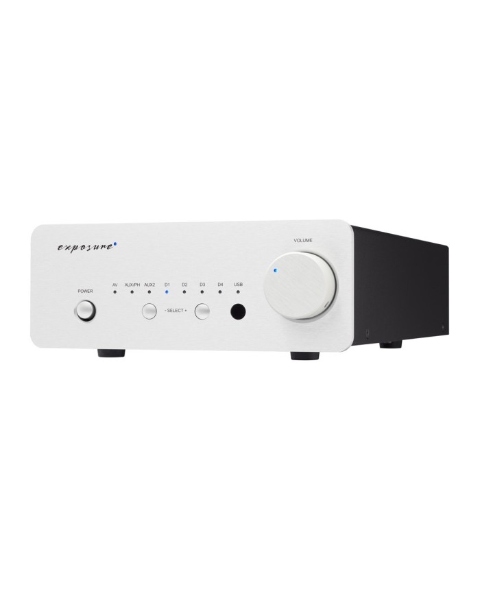 Amplificatore HiFi con DAC e Phono MM Exposure XM5 Titanio