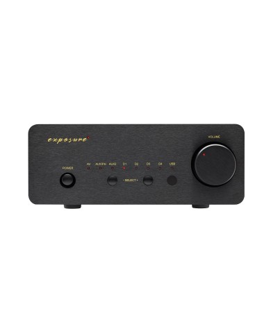 Preamplificatore HiFi con Phono MM e DAC Exposure XM 7 Nero