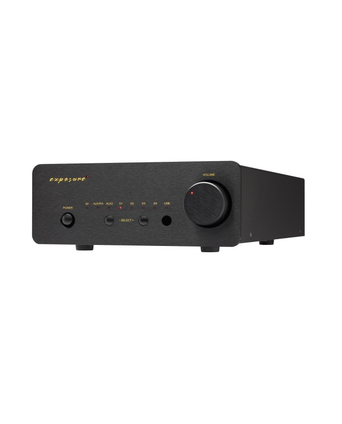 Preamplificatore HiFi con Phono MM e DAC Exposure XM 7 Nero