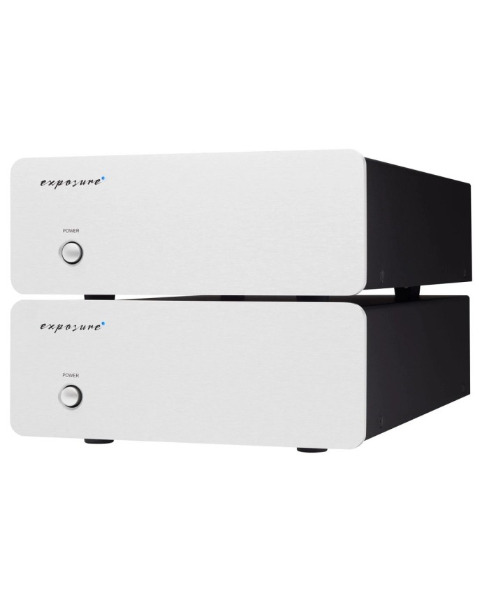Coppia di amplificatori finali mono Exposure XM 9 Titanio