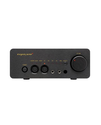 Amplificatore cuffie compatto pre e DAC Exposure XM HP Nero