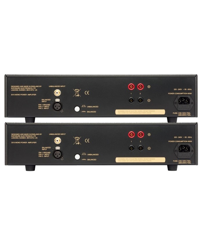 Finali Mono HiFi Potenza e precisione Exposure 3510 M Nero