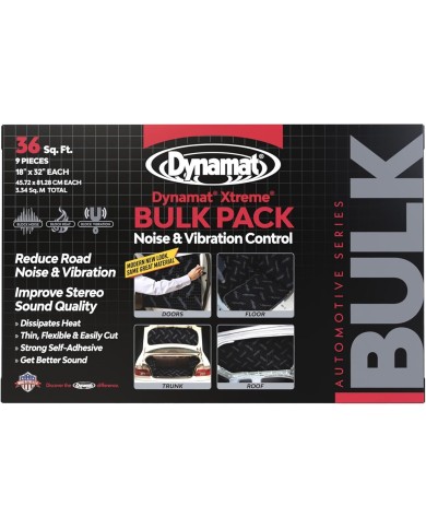 DYNAMAT EXTREME 10455 BULK PACK NEW BLACK EDITION 9 FOGLI DA 81 2cm x 45 7cm NUOVA VERSIONE