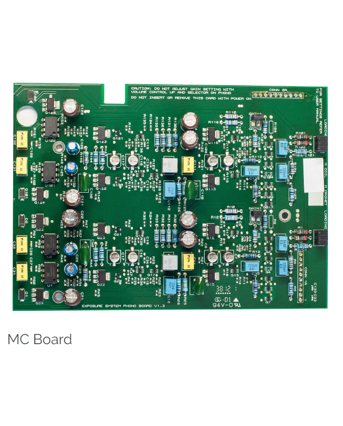Modulo phono MM plug-in Exposure scheda MC Board Serie 5510