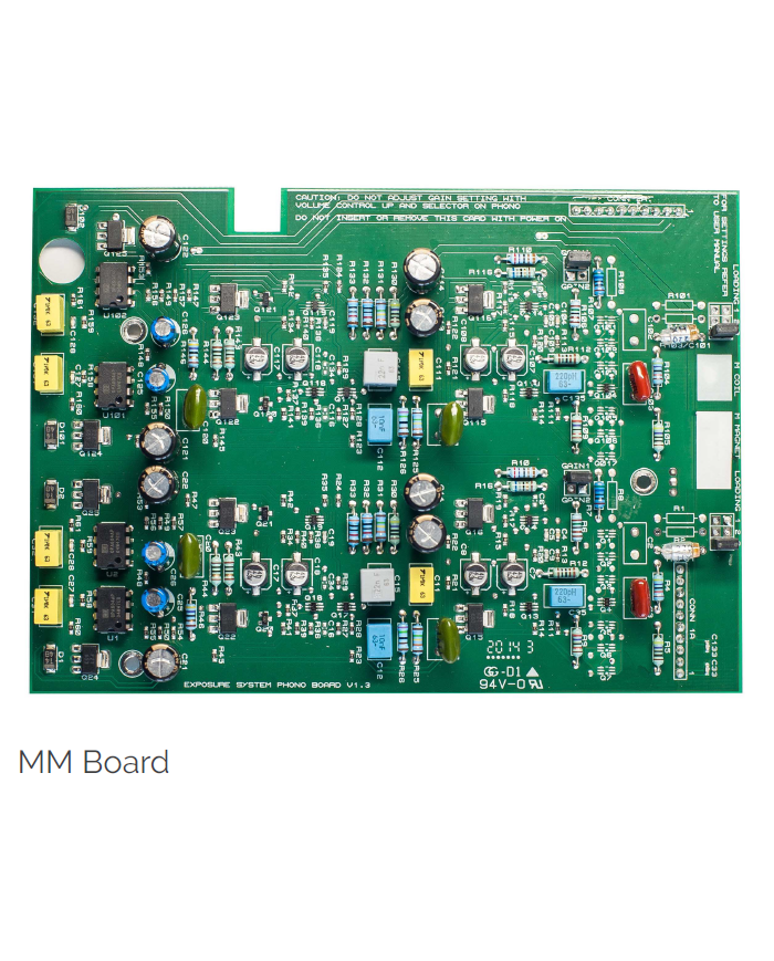 Modulo phono MM plug-in Exposure scheda MM Board Serie 5510