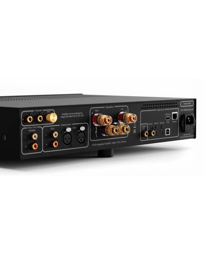 Amplificatore Integrato DAC Streaming Phono Hegel H150 Nero