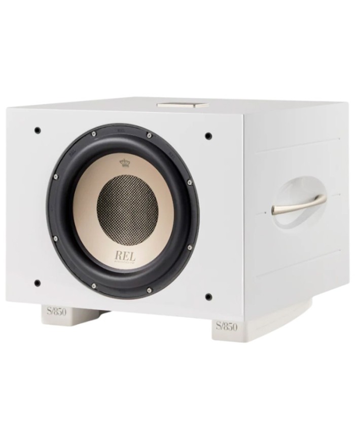 Subwoofer con doppio driver REL Acoustics S850 Bianco Laccato