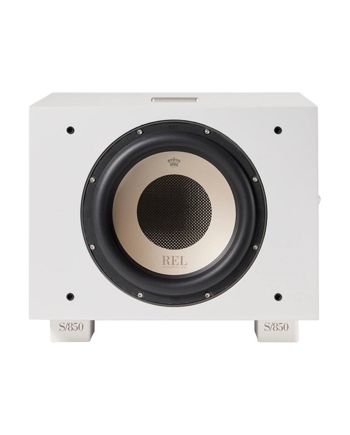 Subwoofer con doppio driver REL Acoustics S850 Bianco Laccato