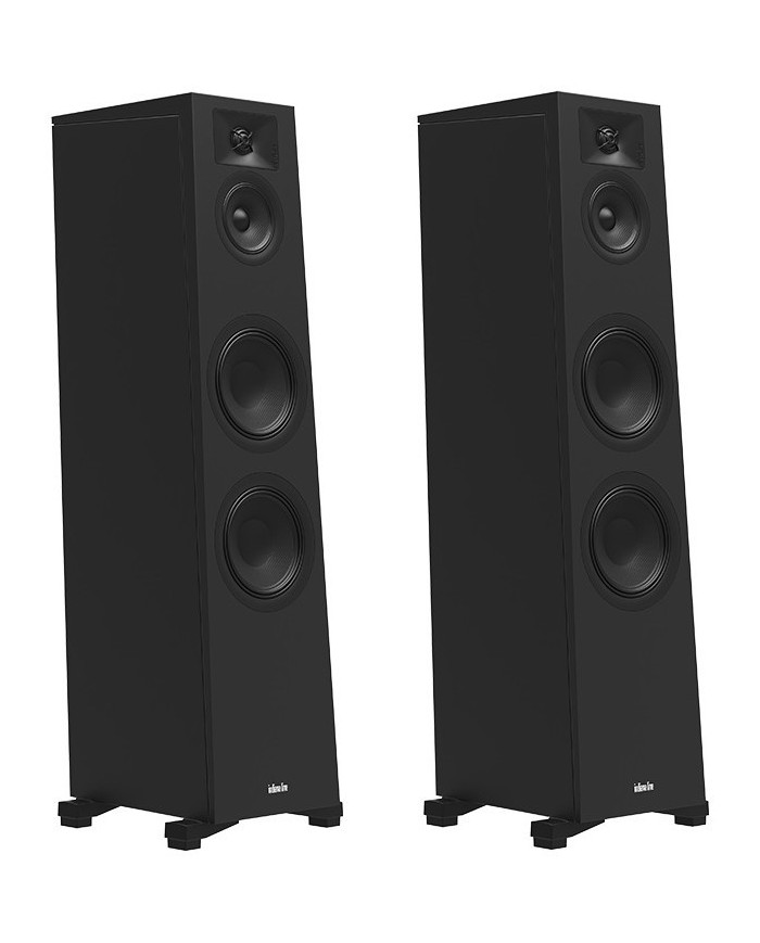 Diffusori da pavimento a 3 vie Indiana Line Lira 6 Nero Opaco