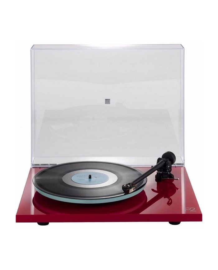 Giradischi con Testina MM ND3 Rega Planar 2 ND3 Rosso Lucido