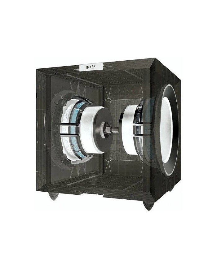 Subwoofer a doppio driver da 9” Kef Reference 8b Piano Black