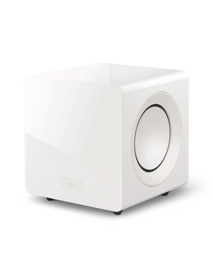 Subwoofer potente con cancellazione di forza Kef KC92 Bianco