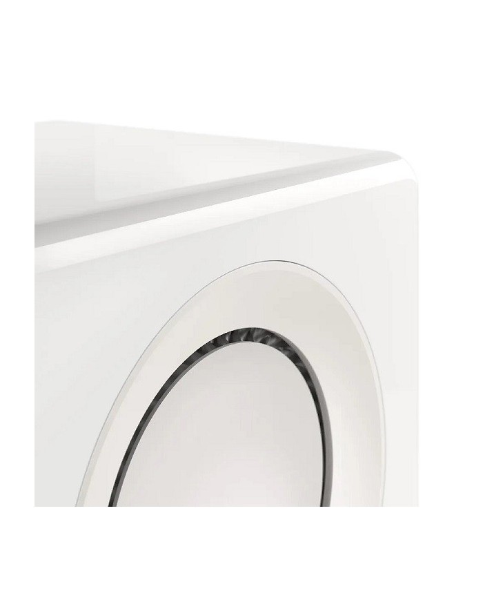 Subwoofer potente con cancellazione di forza Kef KC92 Bianco