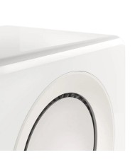 Subwoofer potente con cancellazione di forza Kef KC92 Bianco