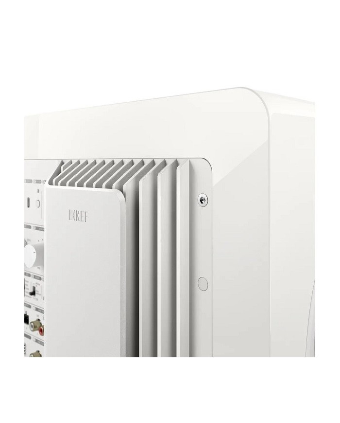 Subwoofer potente con cancellazione di forza Kef KC92 Bianco