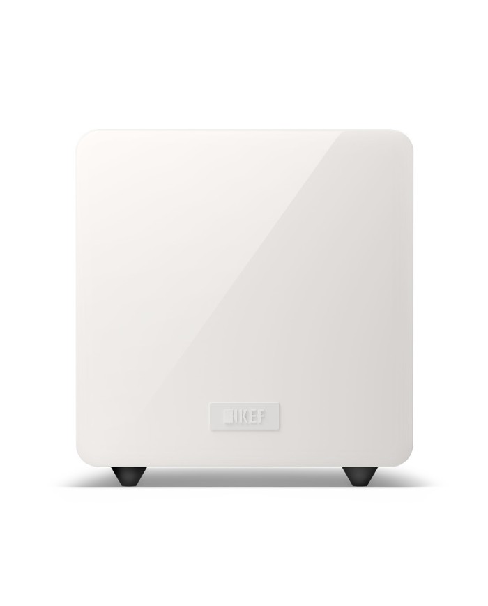Subwoofer potente con cancellazione di forza Kef KC92 Bianco