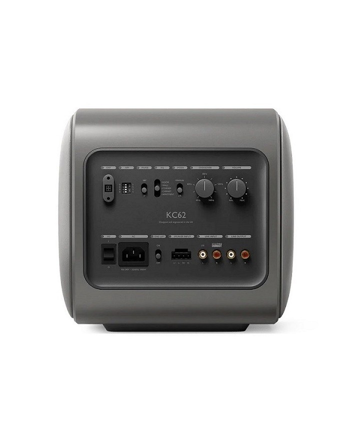 Subwoofer ultra potente compatto Uni-Core Kef KC62 Titanium