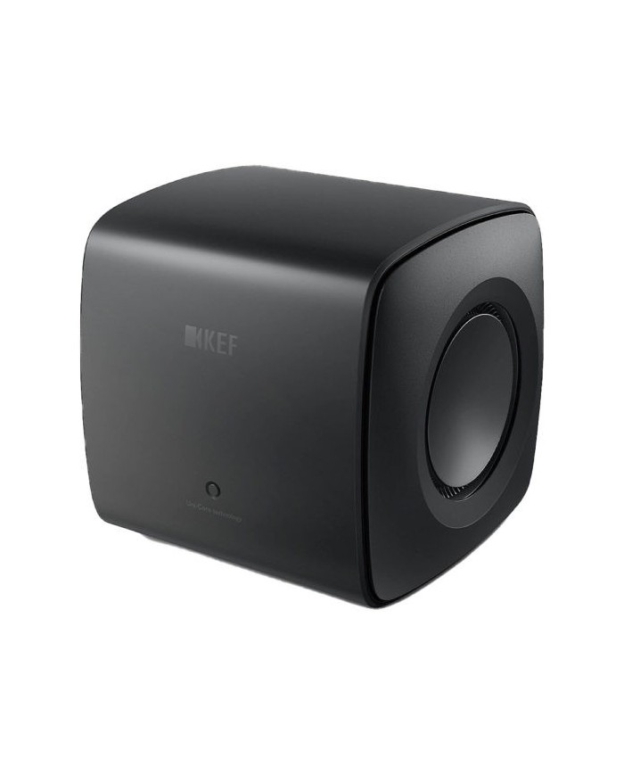 Subwoofer doppio woofer Uni-Core compatto Kef KC62 Nero Carbone