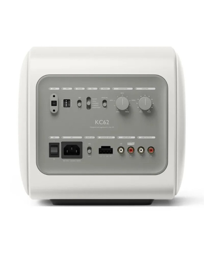 Subwoofer ultra potente Uni-Core Kef KC62 Bianco Minerale