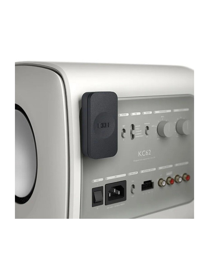 Subwoofer ultra potente Uni-Core Kef KC62 Bianco Minerale