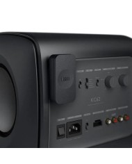 Subwoofer doppio woofer Uni-Core compatto Kef KC62 Nero Carbone