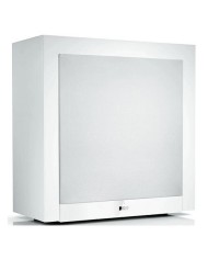 Subwoofer attivo sottile con woofer da 25 cm Kef T2 Bianco