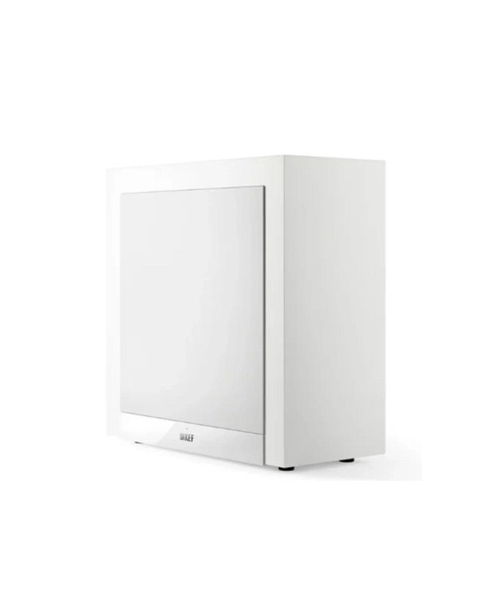 Subwoofer attivo sottile con woofer da 25 cm Kef T2 Bianco