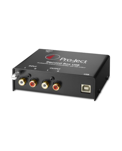 PRO-JECT RECORD BOX USB PRE PHONO CON CONVERTITORE D/A