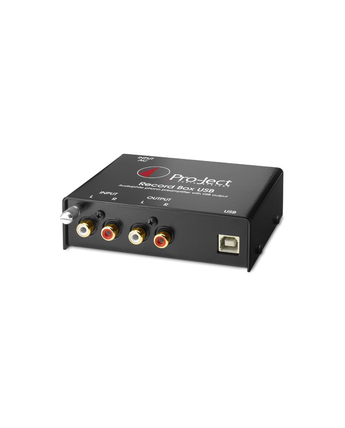 PRO-JECT RECORD BOX USB PRE PHONO CON CONVERTITORE D/A